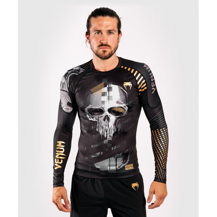 Рашгард - Venum Skull Rashguard - Long sleeves - Black​